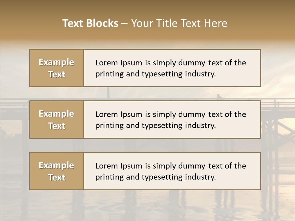California Running Man PowerPoint Template