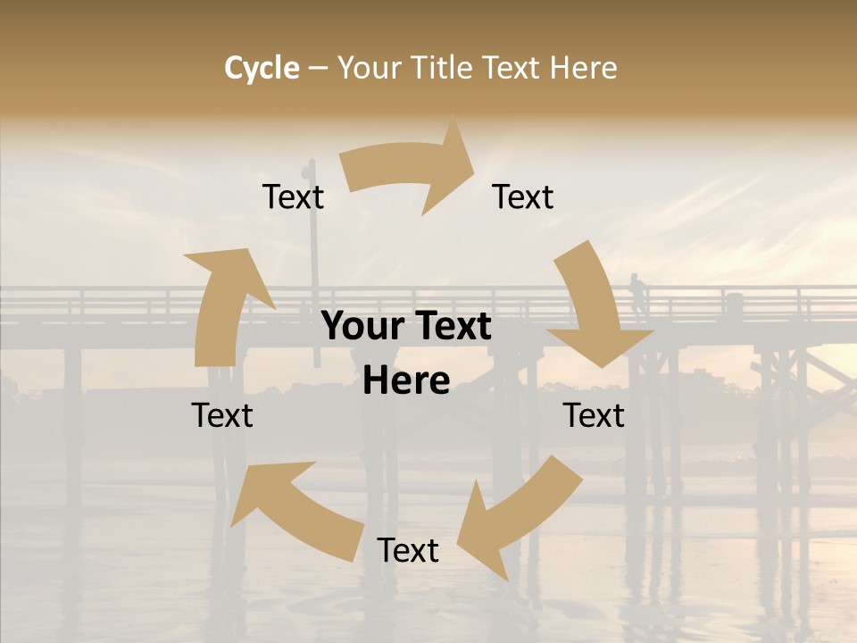 California Running Man PowerPoint Template