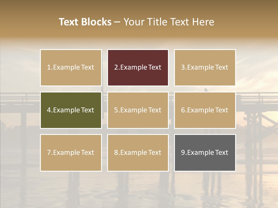 California Running Man PowerPoint Template