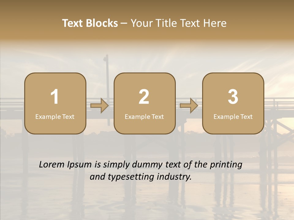 California Running Man PowerPoint Template