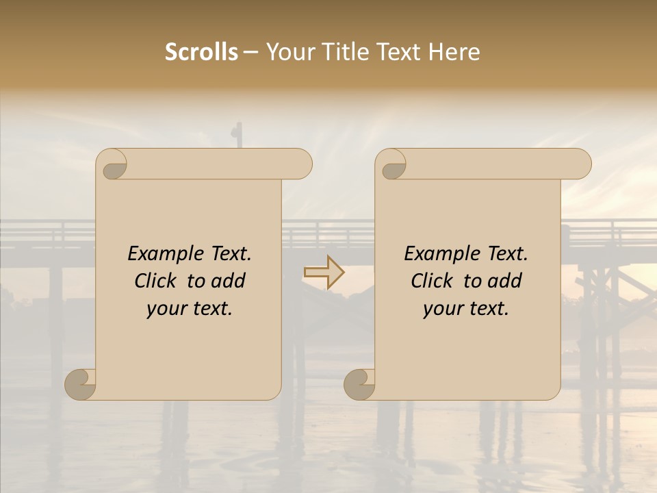 California Running Man PowerPoint Template