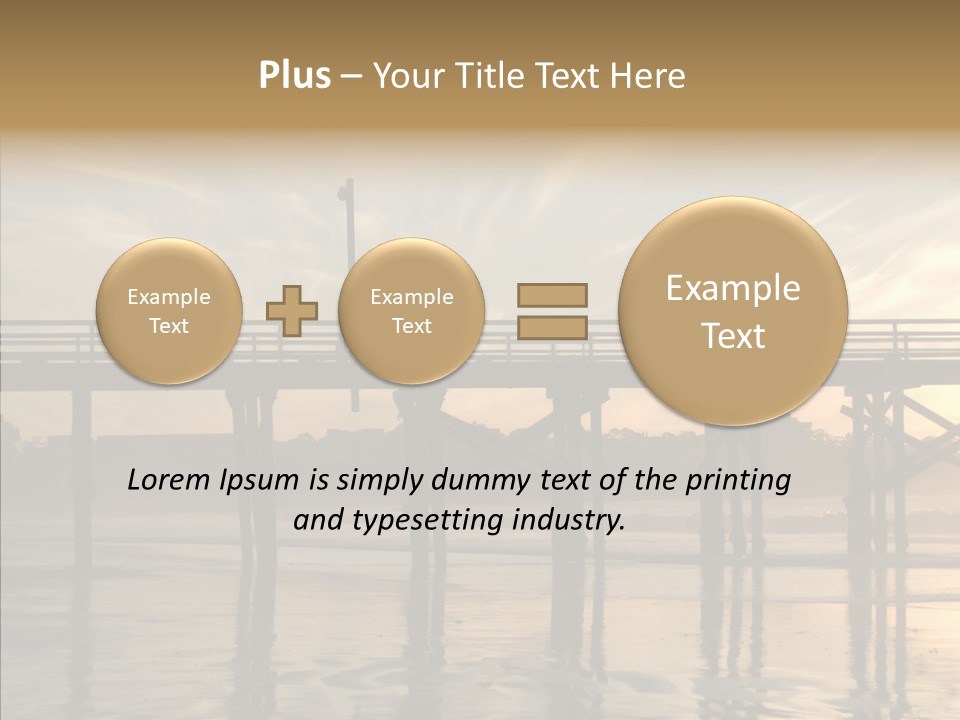 California Running Man PowerPoint Template