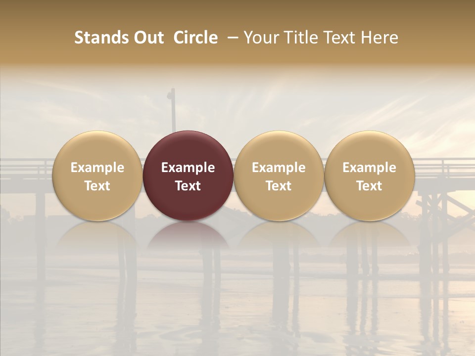 California Running Man PowerPoint Template