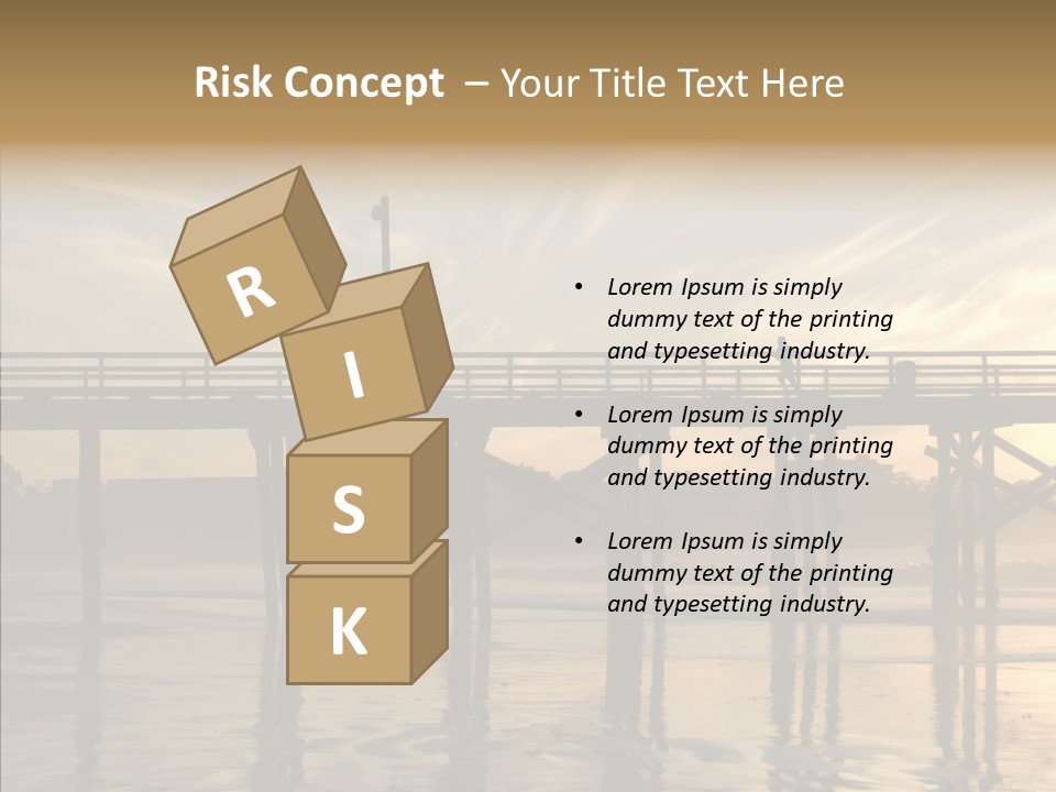 California Running Man PowerPoint Template