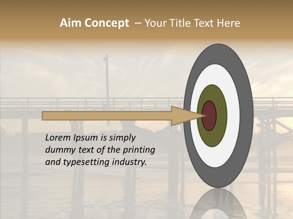 California Running Man PowerPoint Template