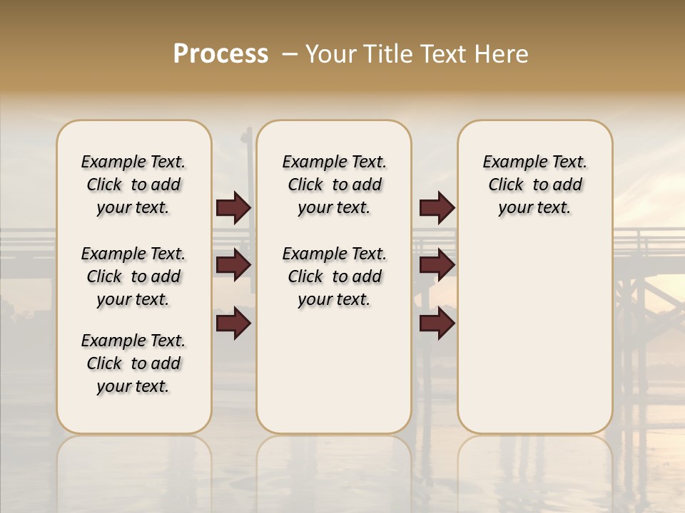 California Running Man PowerPoint Template