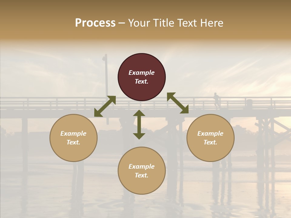 California Running Man PowerPoint Template