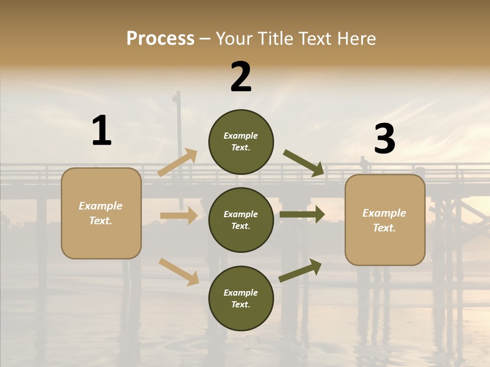 California Running Man PowerPoint Template