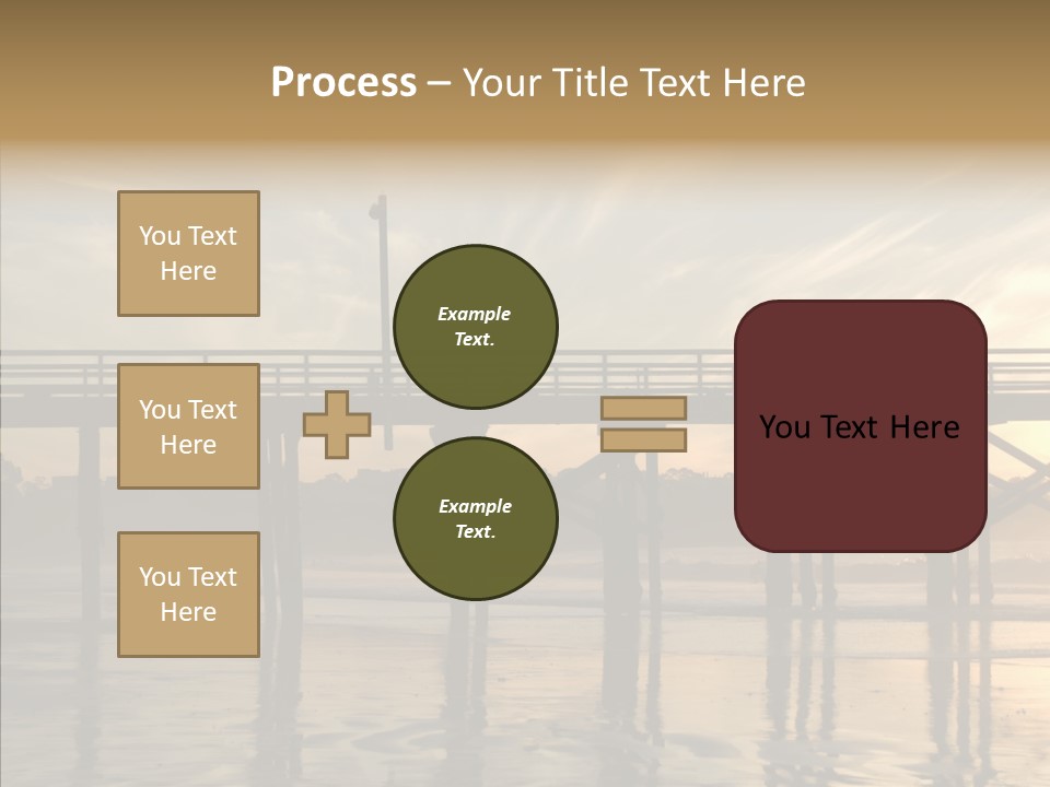 California Running Man PowerPoint Template