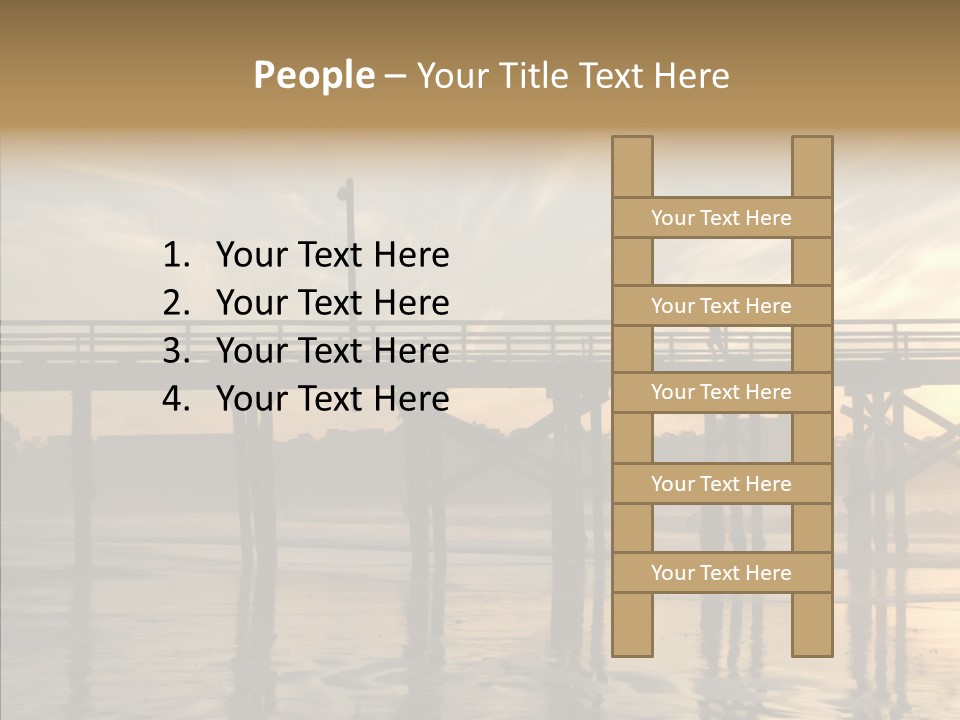 California Running Man PowerPoint Template