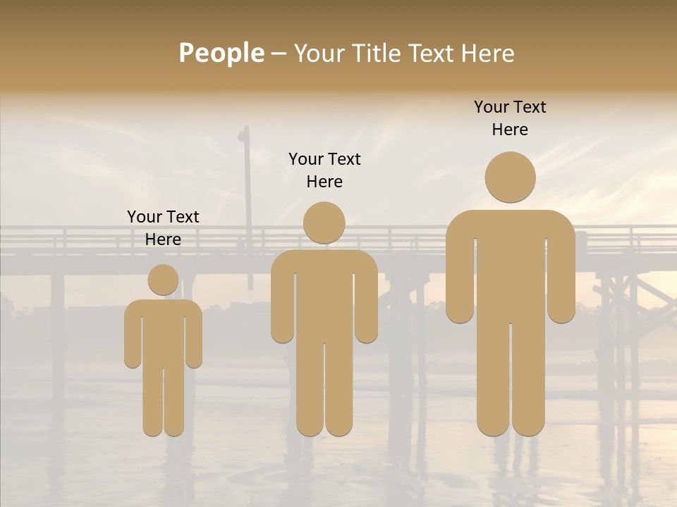 California Running Man PowerPoint Template