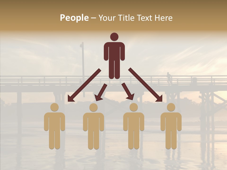 California Running Man PowerPoint Template