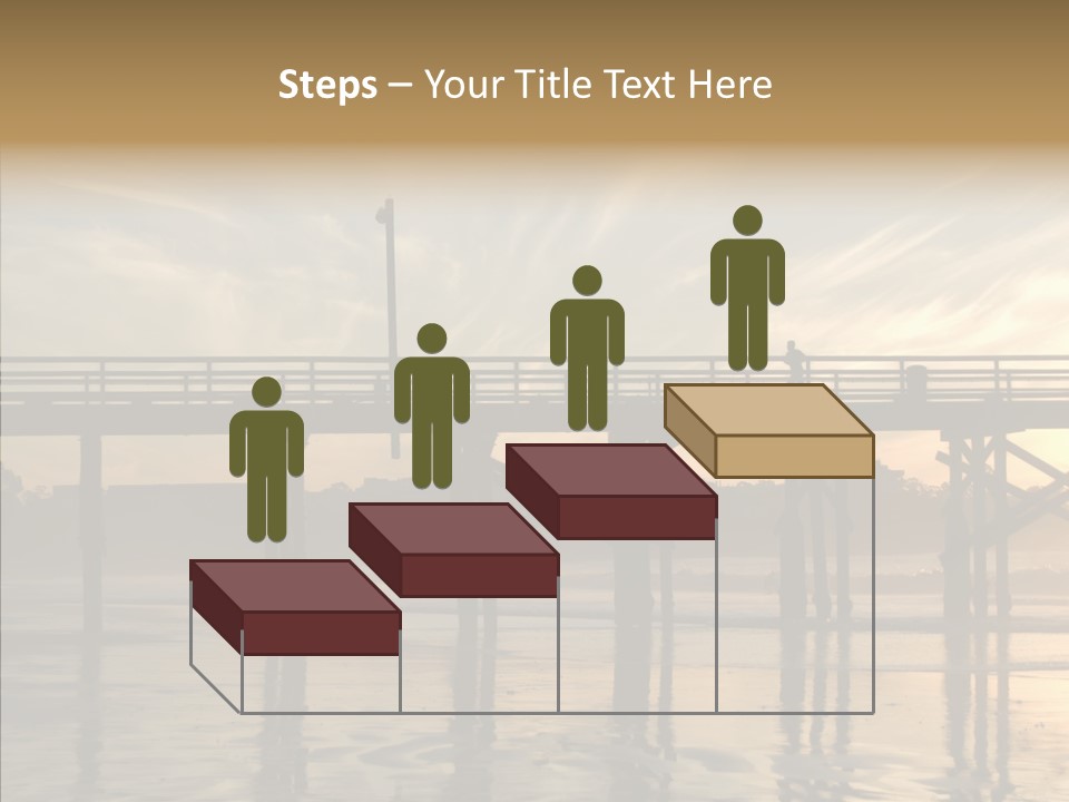 California Running Man PowerPoint Template