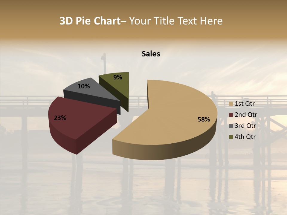 California Running Man PowerPoint Template
