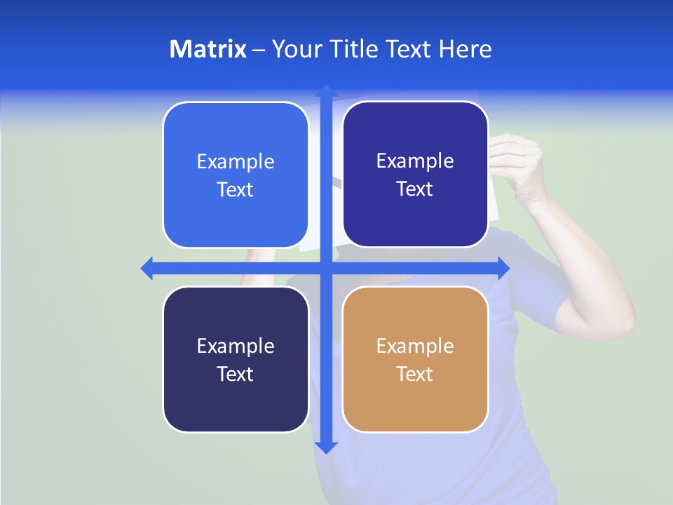 Showing Model Looking PowerPoint Template