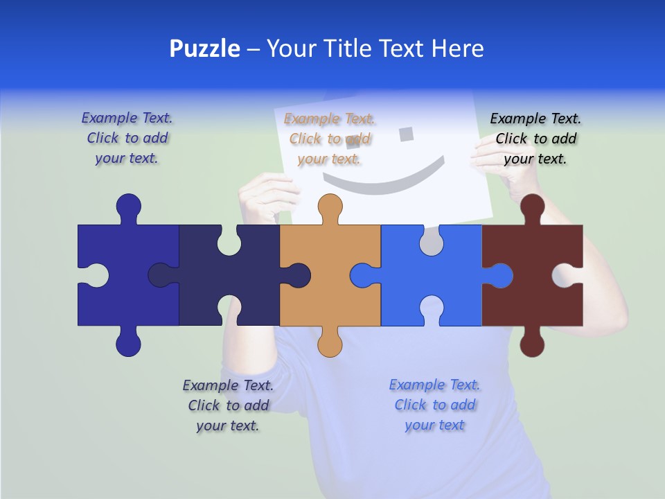 Showing Model Looking PowerPoint Template
