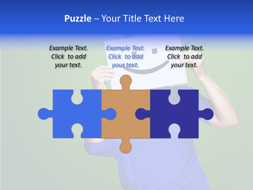 Showing Model Looking PowerPoint Template