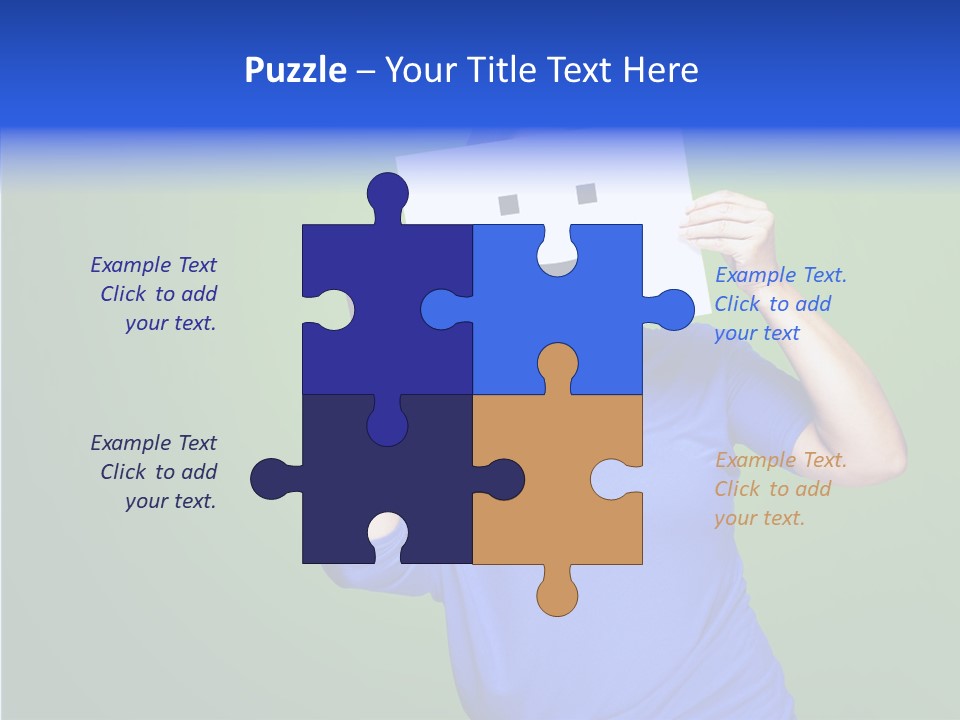 Showing Model Looking PowerPoint Template