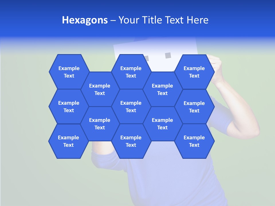 Showing Model Looking PowerPoint Template