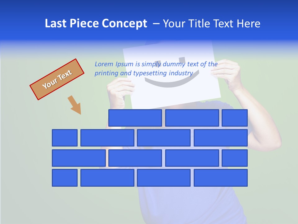 Showing Model Looking PowerPoint Template