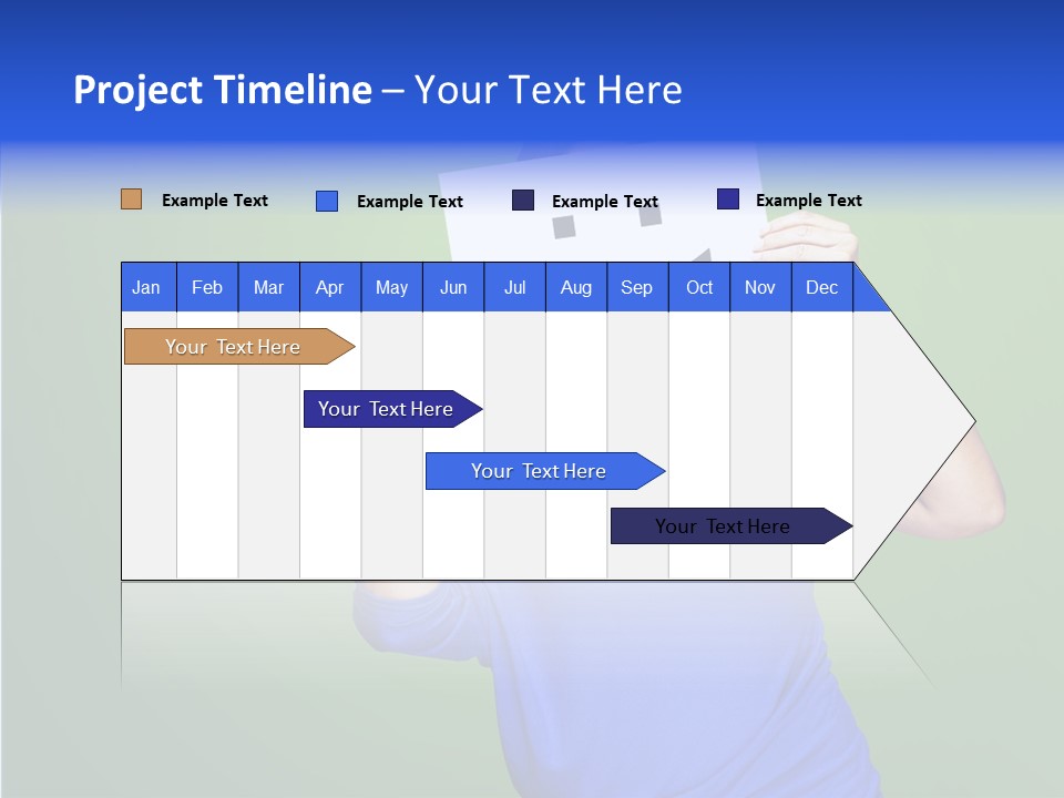 Showing Model Looking PowerPoint Template