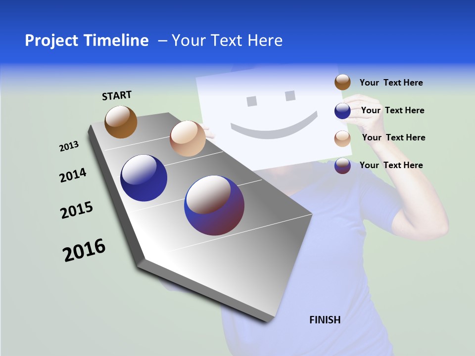Showing Model Looking PowerPoint Template