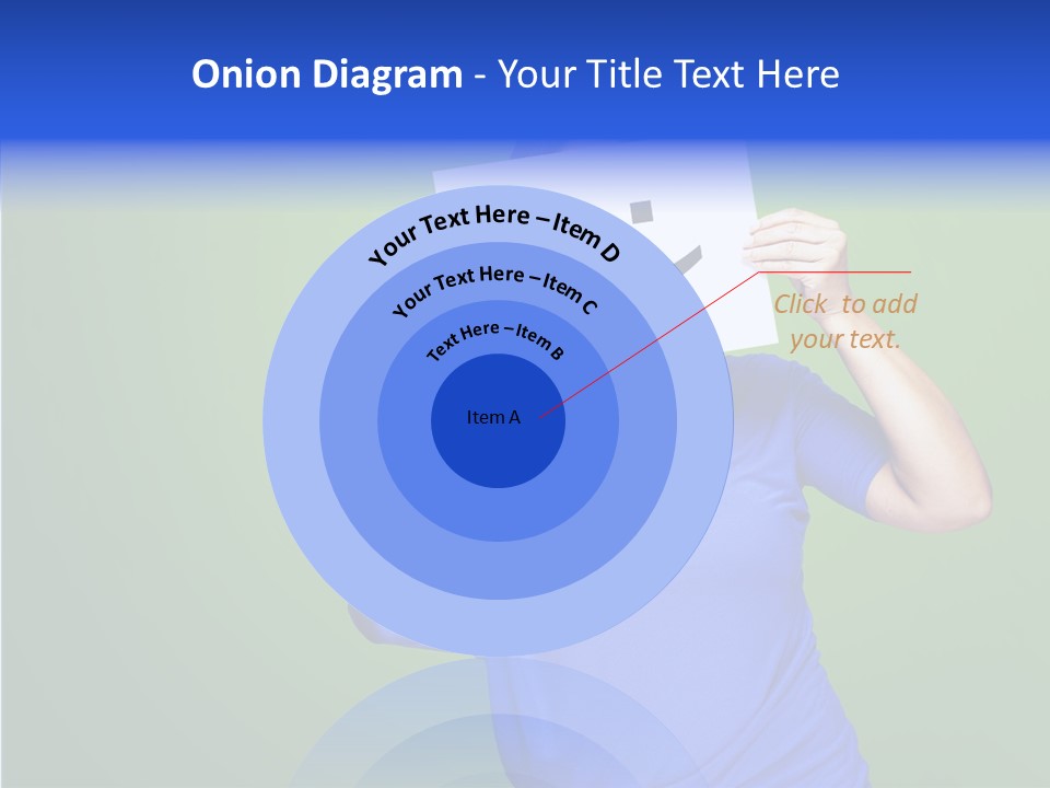 Showing Model Looking PowerPoint Template