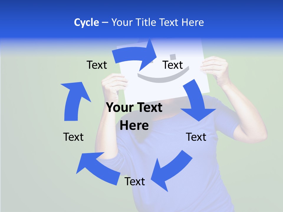 Showing Model Looking PowerPoint Template