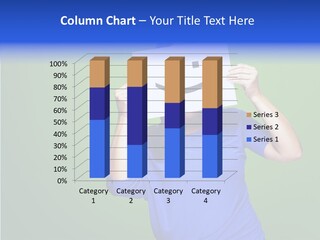 Showing Model Looking PowerPoint Template