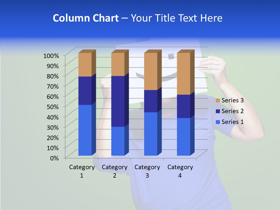 Showing Model Looking PowerPoint Template
