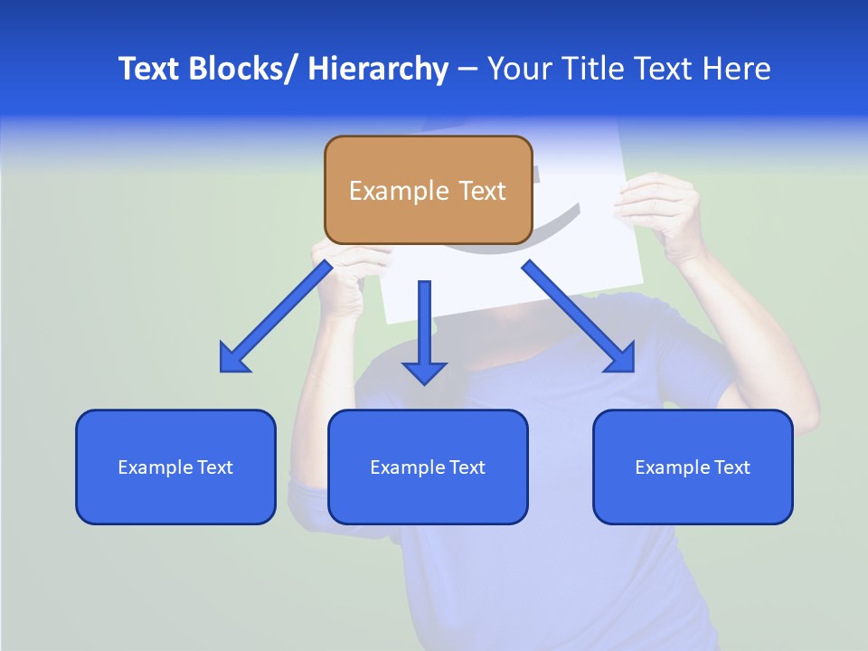 Showing Model Looking PowerPoint Template