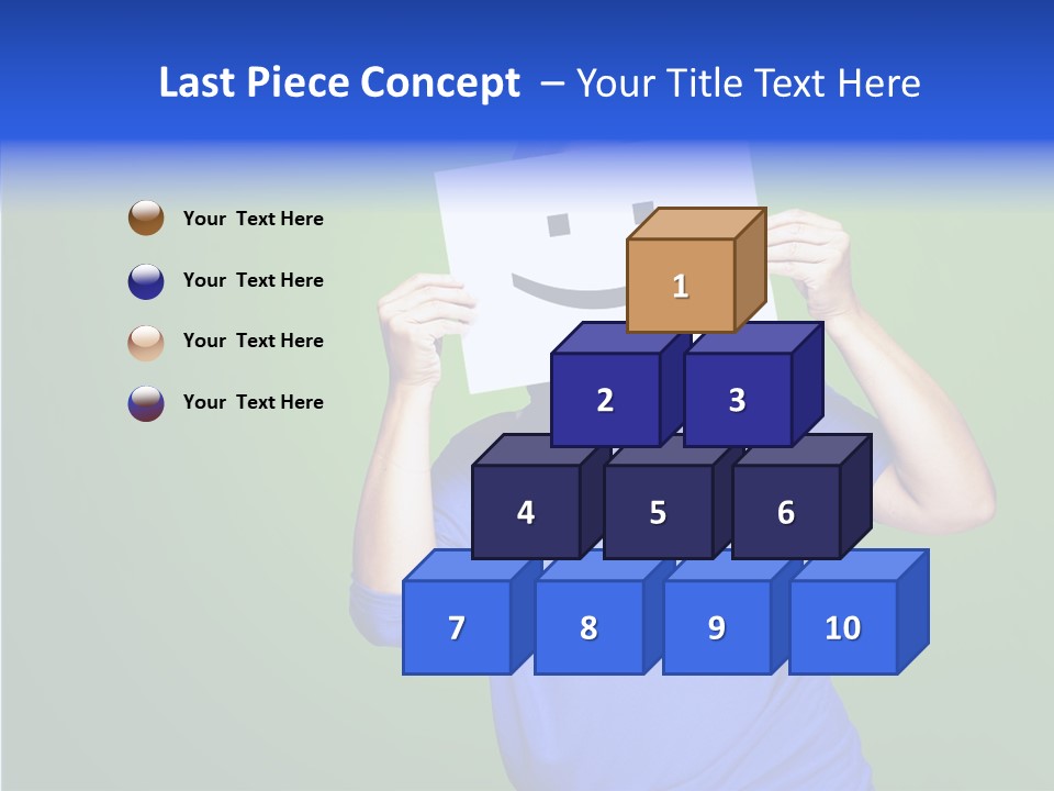 Showing Model Looking PowerPoint Template