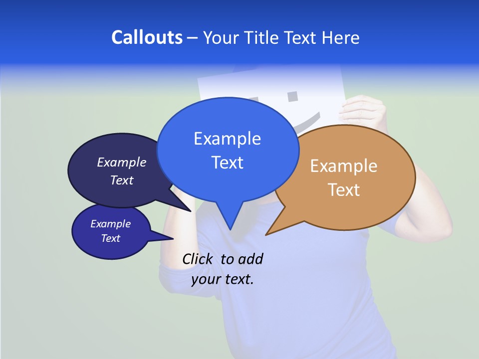 Showing Model Looking PowerPoint Template