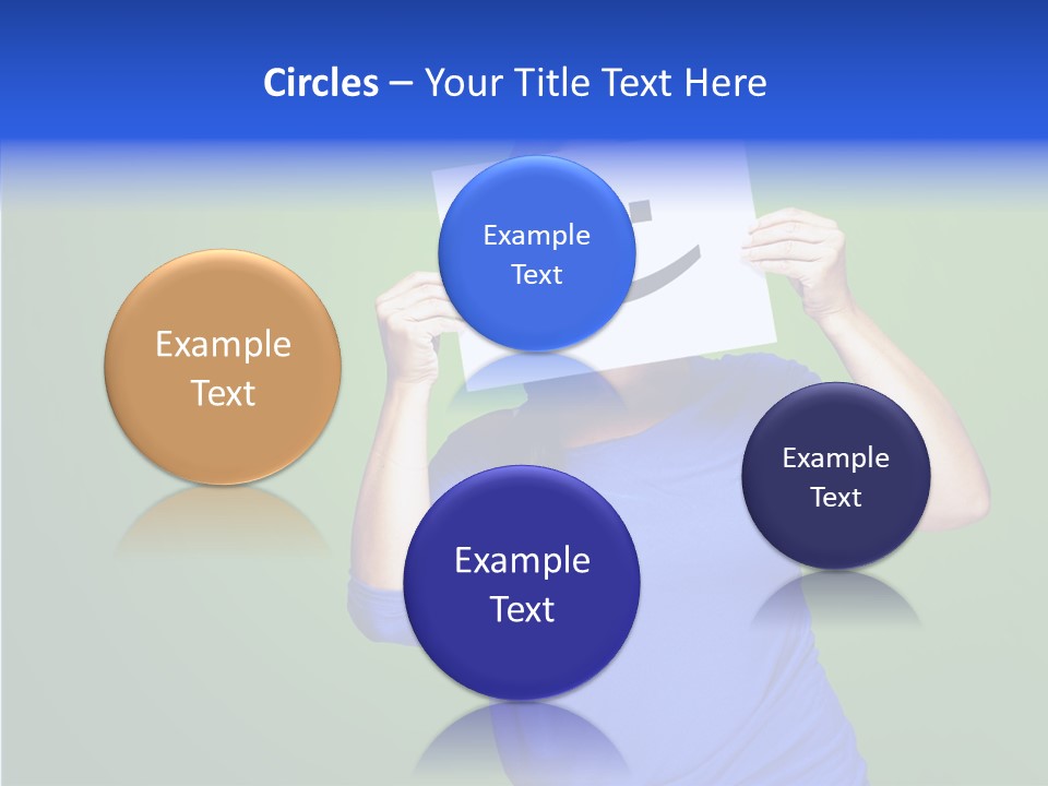 Showing Model Looking PowerPoint Template