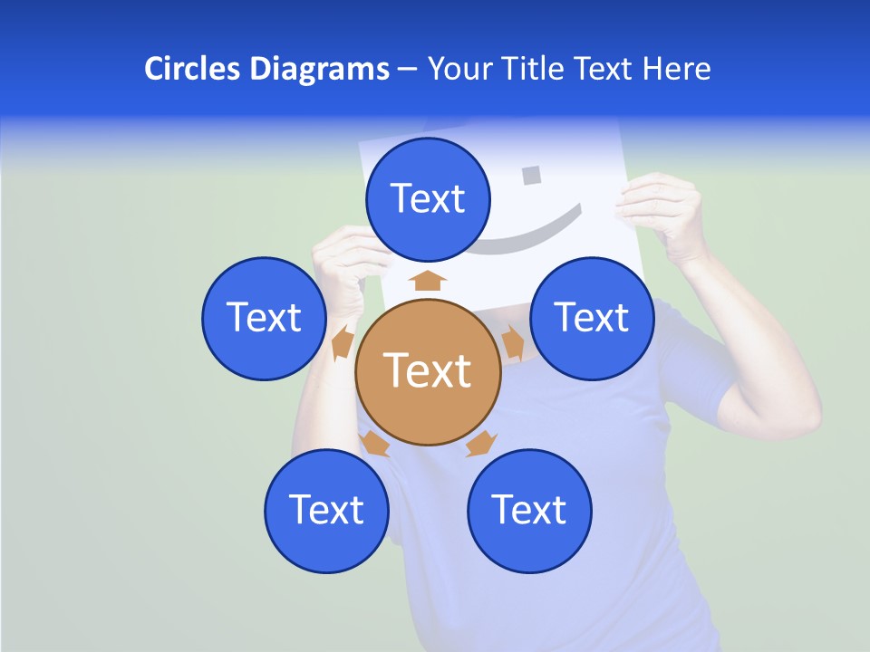 Showing Model Looking PowerPoint Template