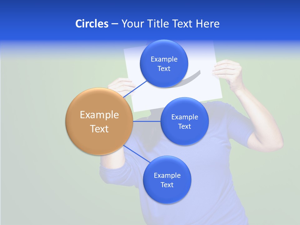 Showing Model Looking PowerPoint Template