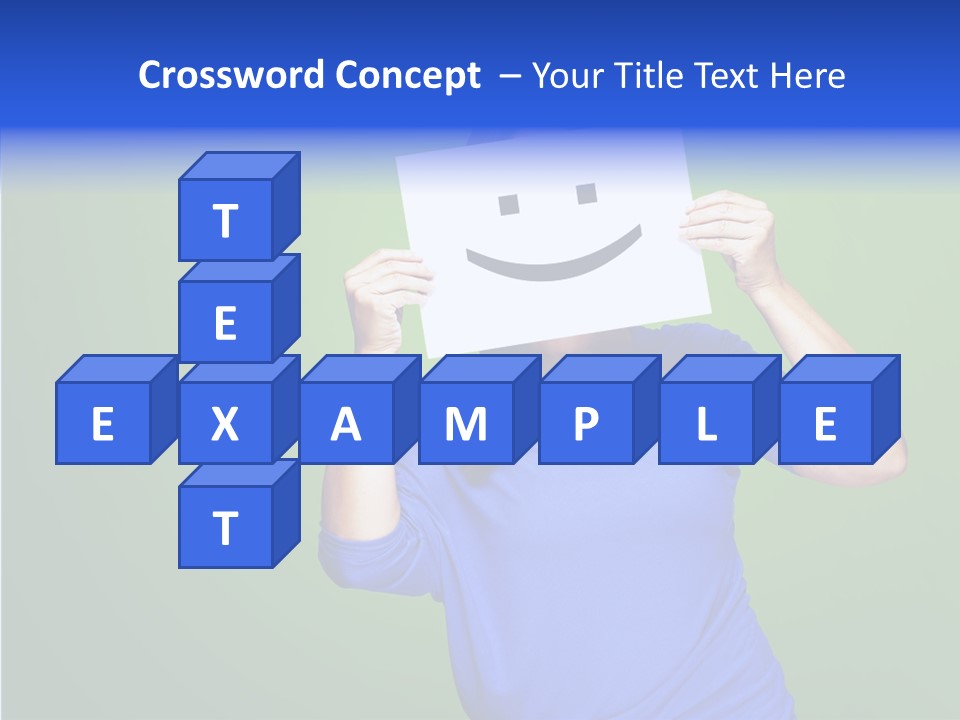 Showing Model Looking PowerPoint Template