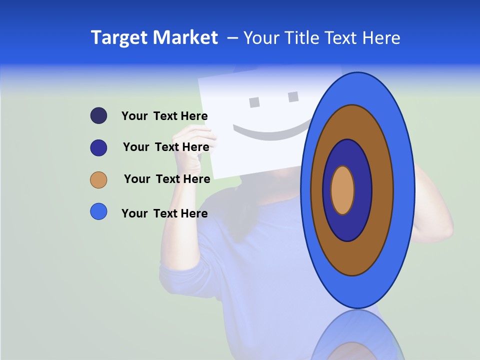 Showing Model Looking PowerPoint Template