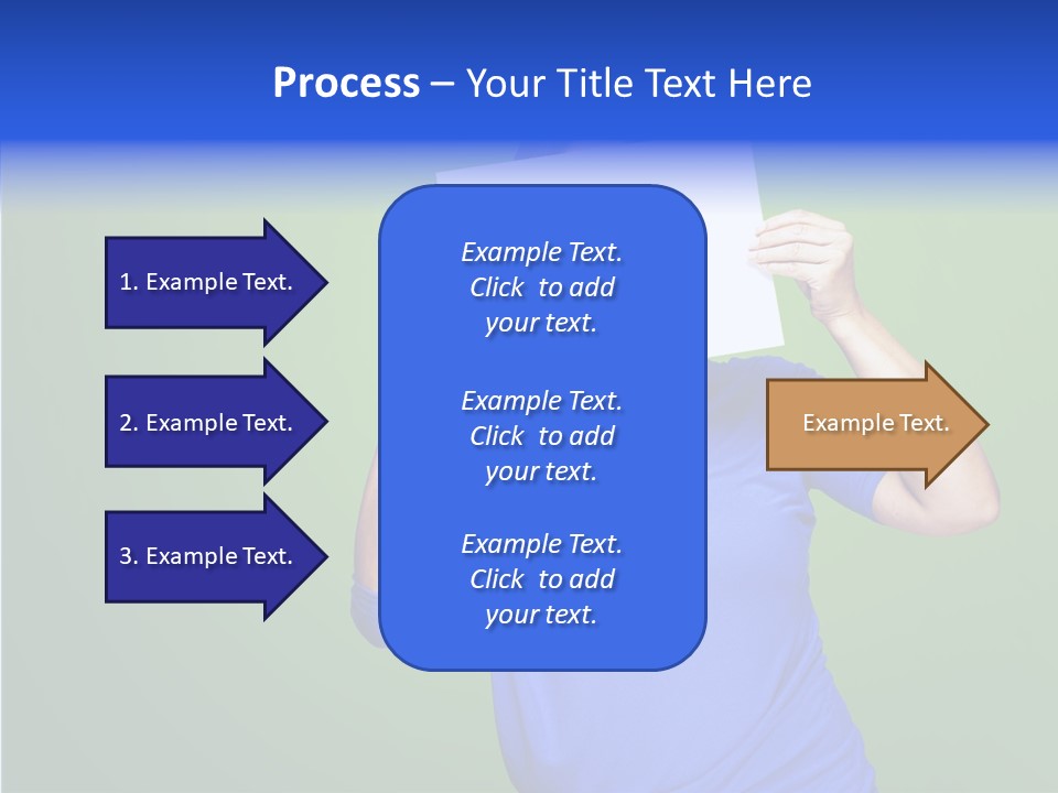 Showing Model Looking PowerPoint Template