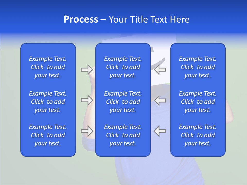 Showing Model Looking PowerPoint Template