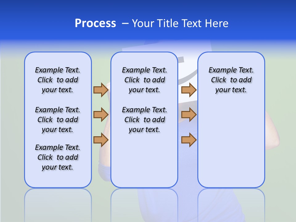 Showing Model Looking PowerPoint Template