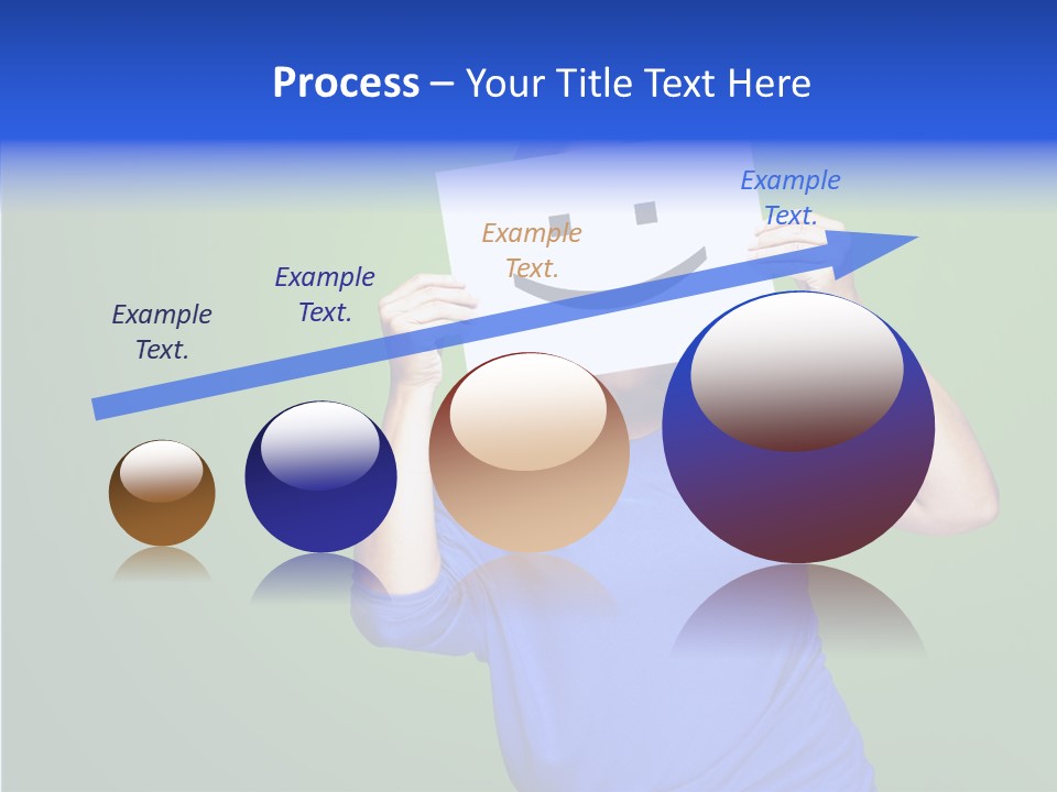 Showing Model Looking PowerPoint Template
