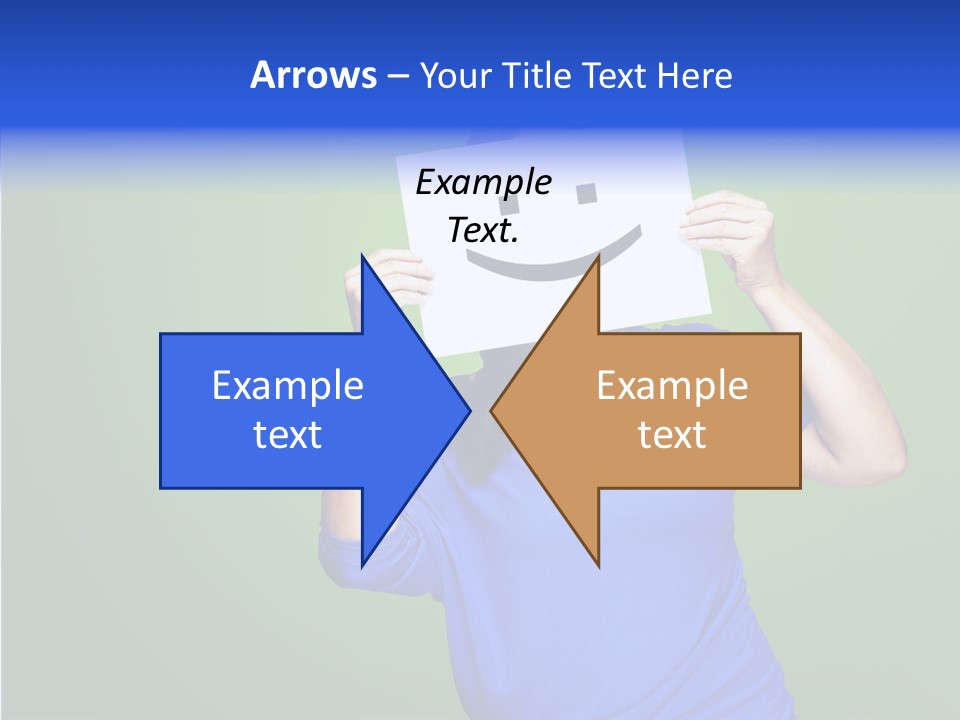 Showing Model Looking PowerPoint Template