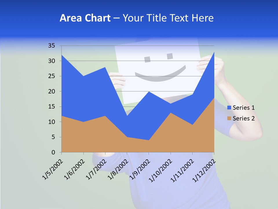 Showing Model Looking PowerPoint Template