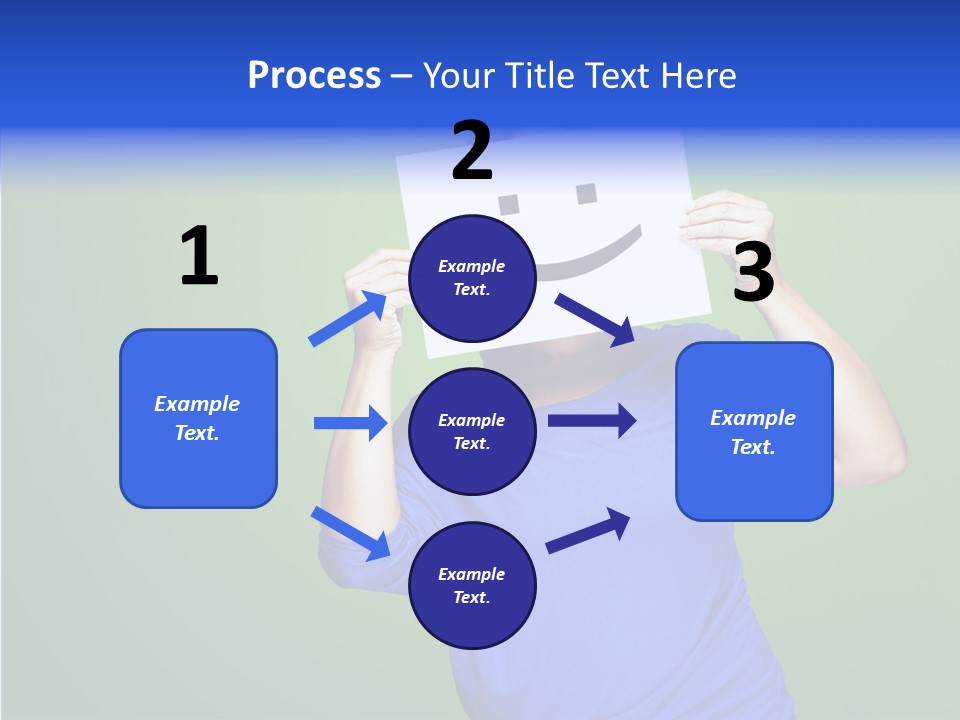 Showing Model Looking PowerPoint Template