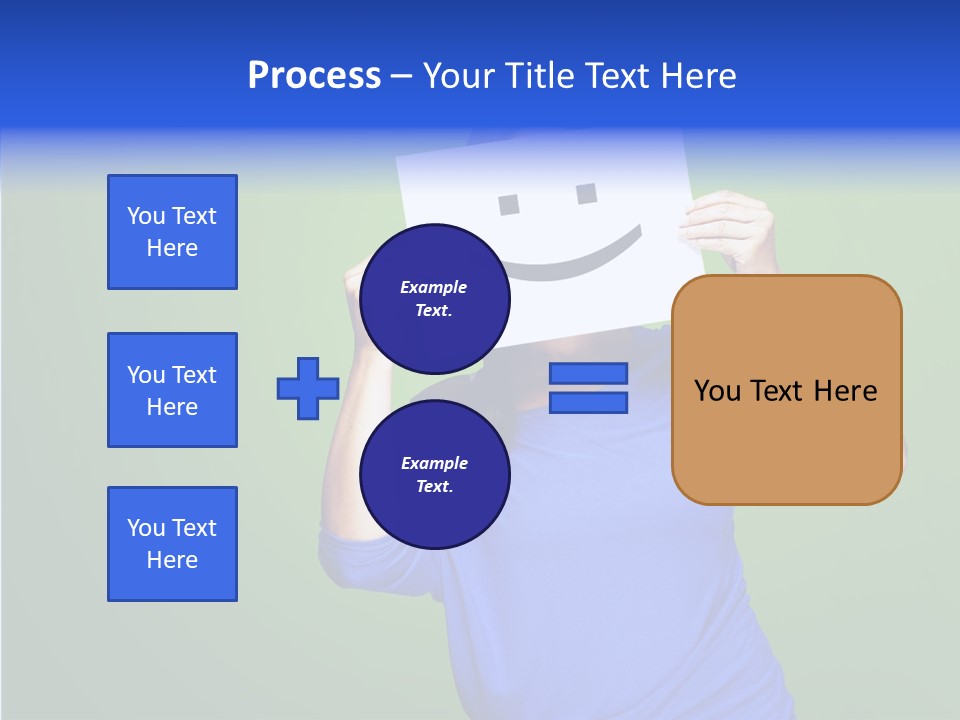 Showing Model Looking PowerPoint Template