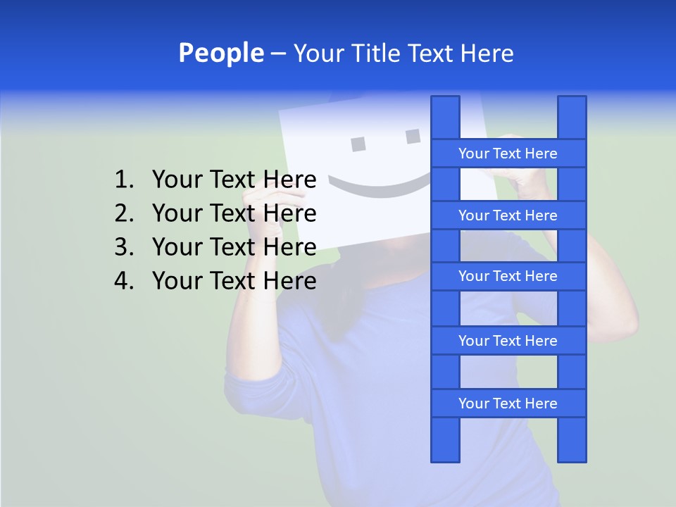 Showing Model Looking PowerPoint Template
