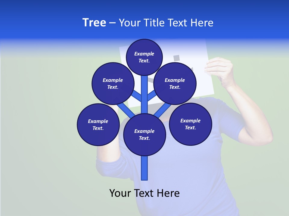 Showing Model Looking PowerPoint Template