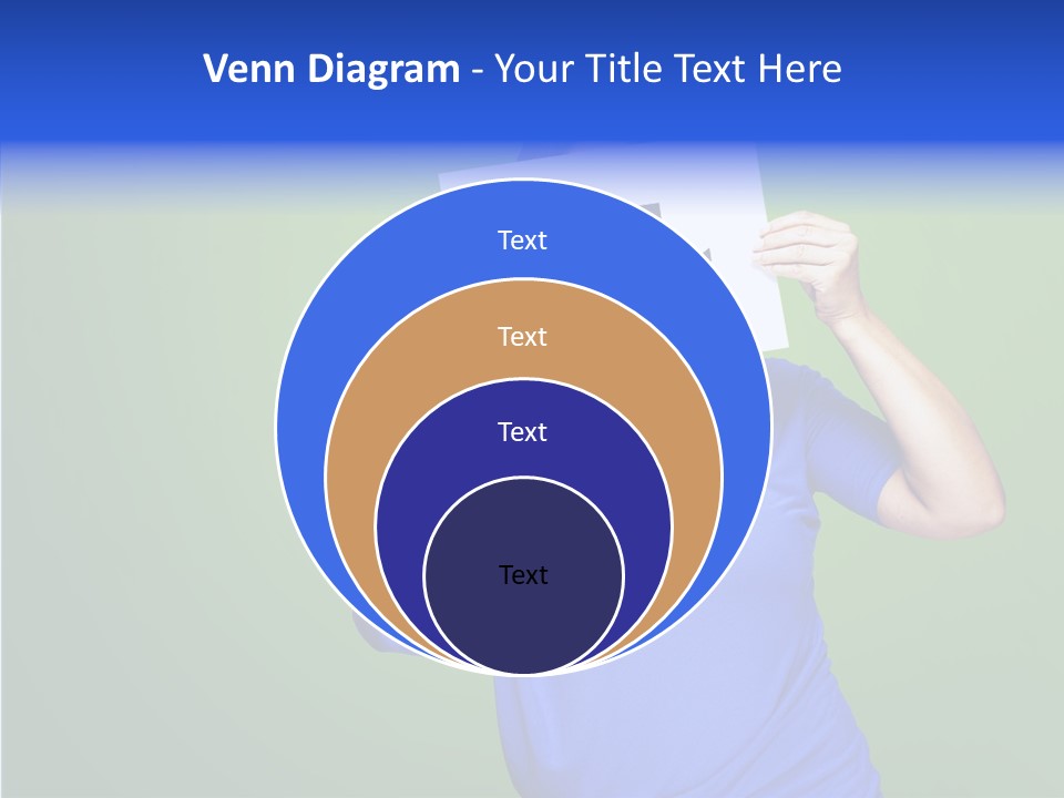 Showing Model Looking PowerPoint Template