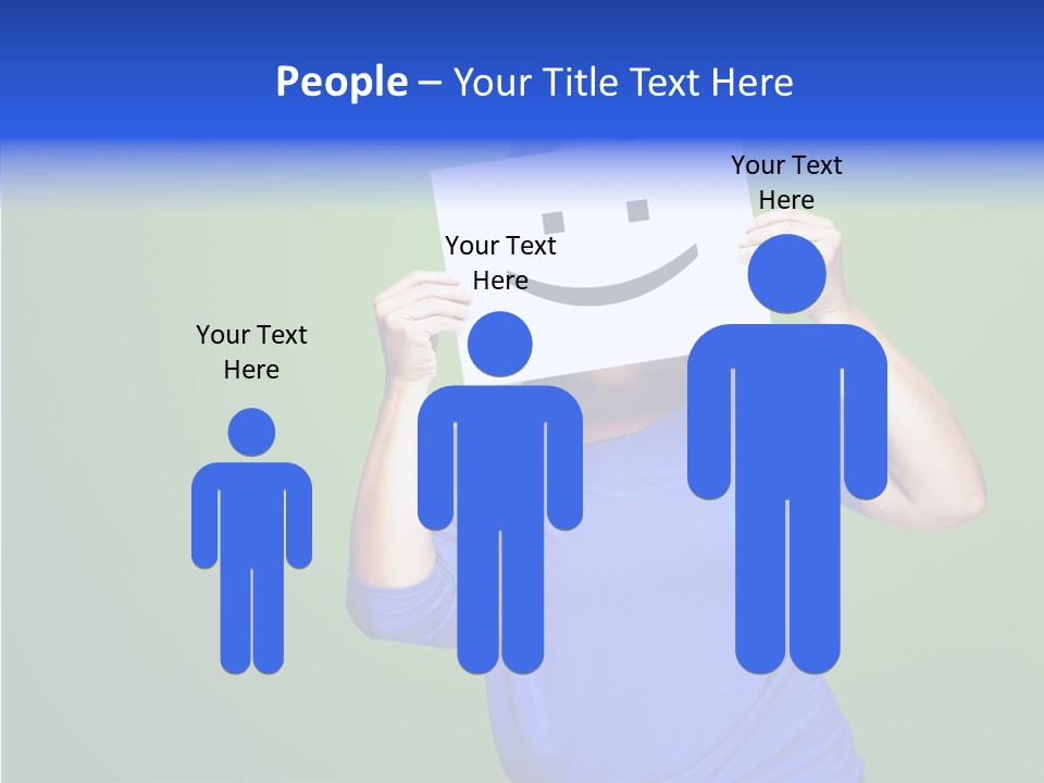 Showing Model Looking PowerPoint Template